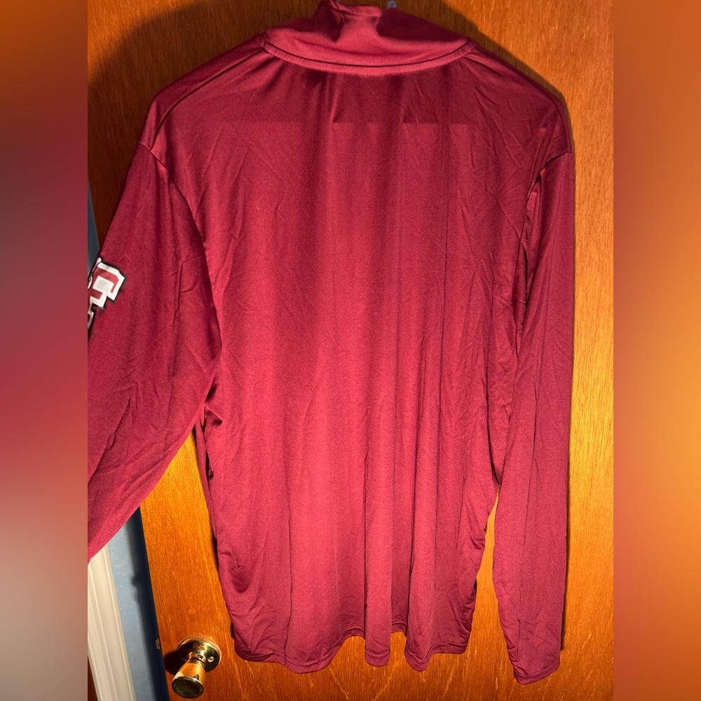 Yankees quarter zip maroon burgundy fordham rams New York xl adult - Picture 4 of 12